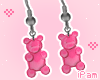 p. gummy pink2 earrings
