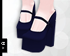Ⓐ Navy Heels
