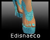 [E] Blue Sexy Heels