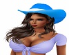 Blue Cowgirl Hat F/M