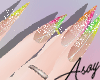 P| Glitter Nails
