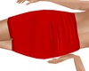 Red Mini Skirt Slim