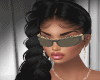 Glasses brown&gold