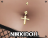 ND♥ Cross Belly Ring G