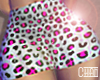 Pink Leopard Print Skirt