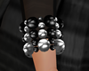 E* BlackSilver Bracelets
