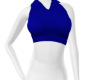 *B* Blue Crop Top