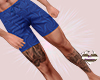 Blue Shorts w/ tatts