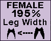 Leg Thigh Scaler 195% Fe
