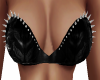 Spiked Leather Bra