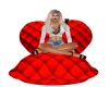 red Heart Chair