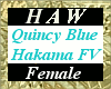 Quincy Blue Hakama FV