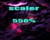 scaler 550%