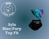 Ayla Blue/Purp Top Fit