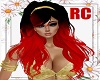 RC RED PARTY HAIR