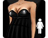 D:: Black ruffle dress