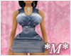 *M* denim mini dress xbm