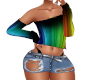 Rainbow With Jeans