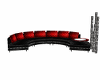 Gallery Couch Blk Red
