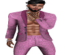 Dark pink suit