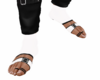 white blk belted feet