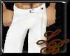 LB~ Tuxedo White Pant