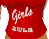 GIRLS RULE Red Top