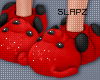 !!S Bear Slippers Red LT