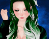 A/ Green & White Hair