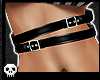 PVC Waist Belts Black