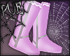; Lilac Lace boots