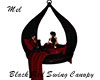 Black Red Swing Canopy