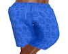 Blue Jacklantern Shorts