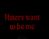 Haters Headsign