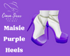 Maisie Purple Heels