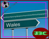 Welsh Direction Sign