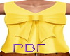 PBF*Yellow Bow Top