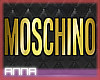 [A] Moschino Gray Clutch
