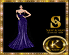 purple corset dress