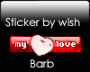Vip Sticker my love vs2