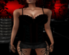 black red corset