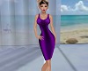 Purple Motown Dress Xl