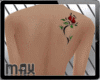 Max- Red Flower tatto
