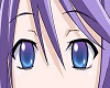purple anime eyes