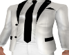 Elegant White/Black Suit