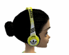 Yellow  headphones