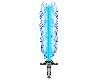 Flaming Blue Sword