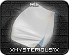 [X] Leather Skirt - Wht