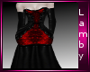 *L* Muerte Gown Red