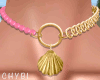 C~Pink Boho Necklace